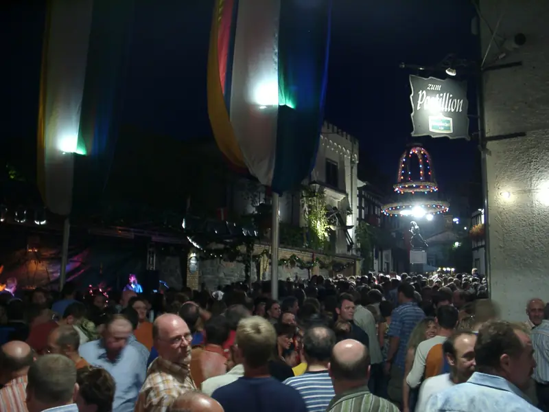 Aftenfest under Moselfest i Winningen